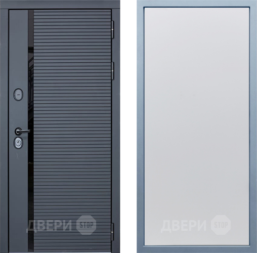Входная металлическая Дверь Дива МХ-45 STR Н-1 Белый в Балашихе