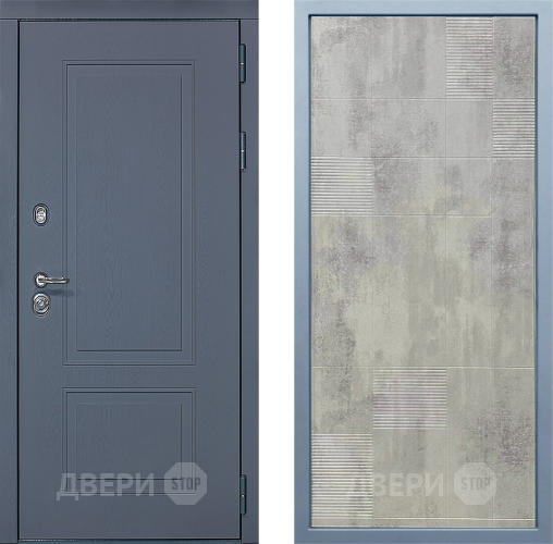Входная металлическая Дверь Дива МХ-38 STR Д-4 Бетон темный в Балашихе
