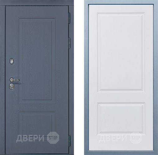 Входная металлическая Дверь Дива МХ-38 STR Д-7 Белый в Балашихе