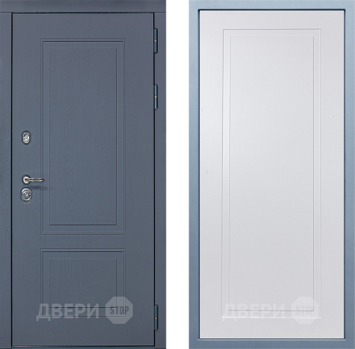 Входная металлическая Дверь Дива МХ-38 STR Н-10 Белый в Балашихе