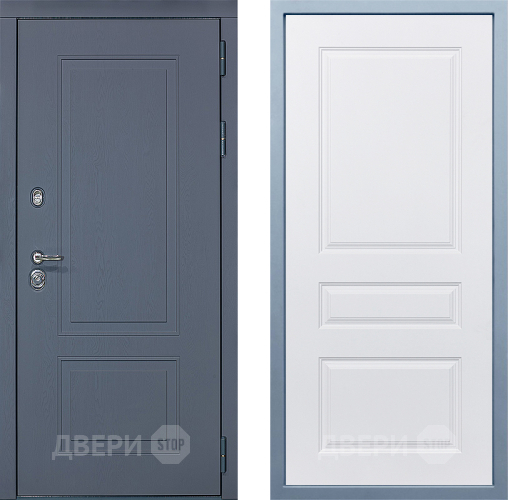 Входная металлическая Дверь Дива МХ-38 STR Д-13 Белый в Балашихе