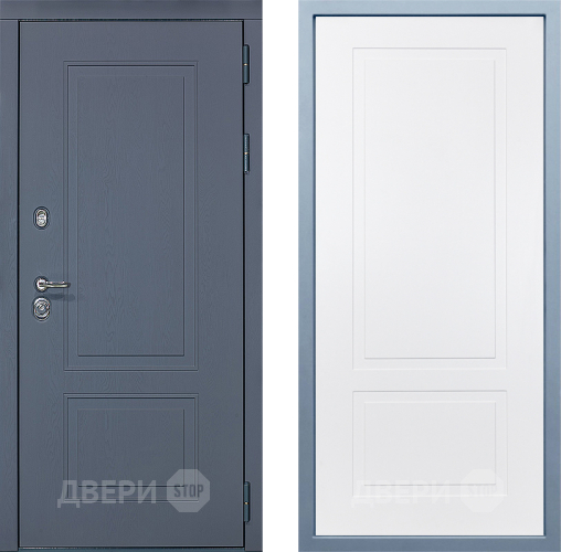 Входная металлическая Дверь Дива МХ-38 STR Н-7 Белый в Балашихе
