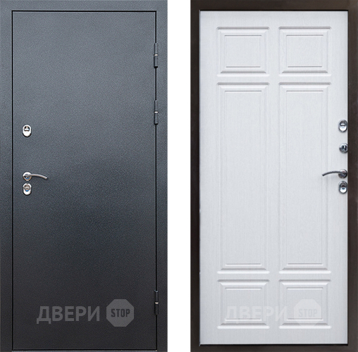 Входная металлическая Дверь Престиж TERMO с терморазрывом Снегирь Серебро Премиум Лиственница белая в Балашихе