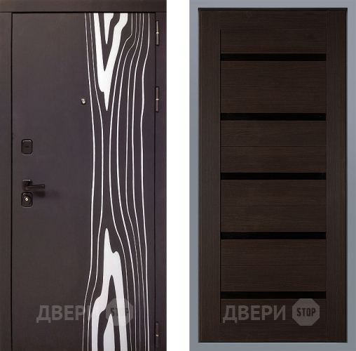 Дверь Заводские двери Леванте СБ-1 орех тисненый в Балашихе