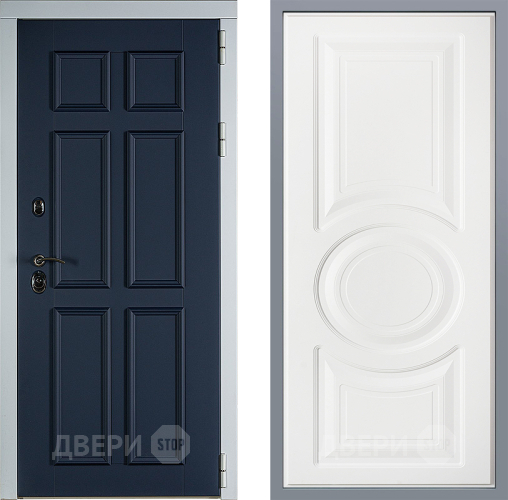 Дверь Заводские двери Стокгольм Неаполь Лофт белый в Балашихе