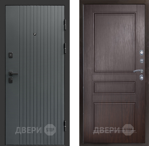 Входная металлическая Дверь Престиж Tvist Grey Классика Венге в Балашихе