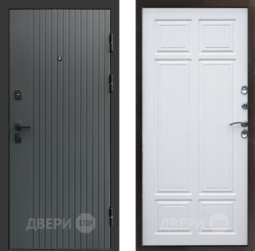 Входная металлическая Дверь Престиж Tvist Grey Премиум Лиственница белая в Балашихе