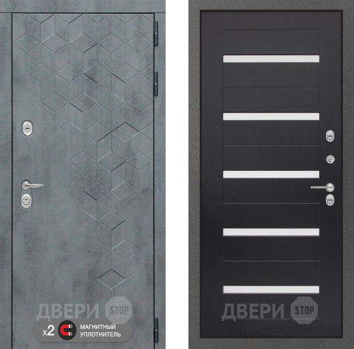Входная металлическая Дверь Лабиринт (LABIRINT) Бетон 01 Венге в Балашихе