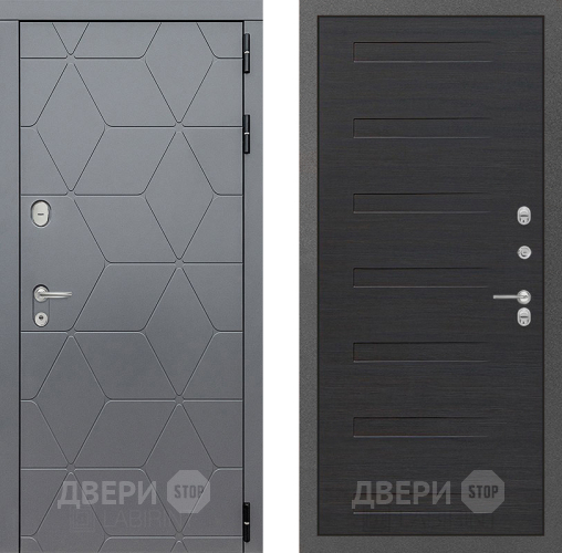 Входная металлическая Дверь Лабиринт (LABIRINT) Cosmo 14 Эковенге поперечный в Балашихе