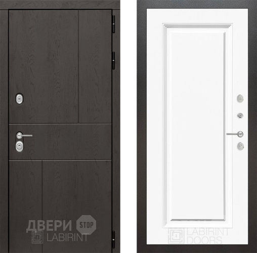 Дверь Лабиринт (LABIRINT) Urban 27 Белый (RAL-9003) в Балашихе
