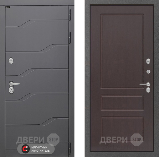 Входная металлическая Дверь Лабиринт (LABIRINT) Ривер 03 Орех премиум в Балашихе