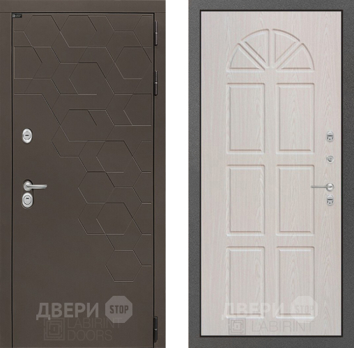 Входная металлическая Дверь Лабиринт (LABIRINT) Смоки 15 VINORIT Алмон 25 в Балашихе