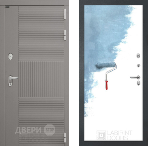 Входная металлическая Дверь Лабиринт (LABIRINT) Формо 28 Под покраску в Балашихе