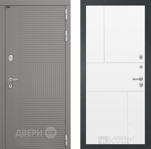 Дверь Лабиринт (LABIRINT) Формо 21 Белый софт в Балашихе