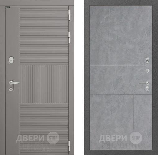 Входная металлическая Дверь Лабиринт (LABIRINT) Формо 21 Бетон светлый в Балашихе