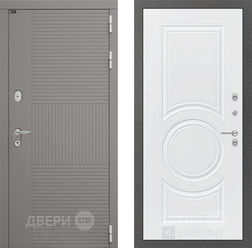 Дверь Лабиринт (LABIRINT) Формо 23 Белый софт в Балашихе