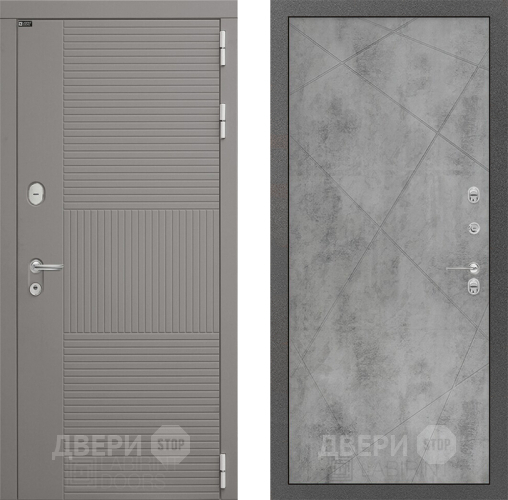 Входная металлическая Дверь Лабиринт (LABIRINT) Формо 24 Бетон светлый в Балашихе