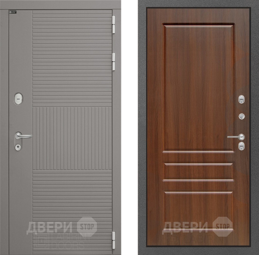 Входная металлическая Дверь Лабиринт (LABIRINT) Формо 03 Орех бренди в Балашихе
