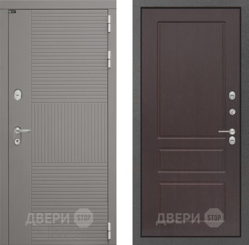 Входная металлическая Дверь Лабиринт (LABIRINT) Формо 03 Орех премиум в Балашихе