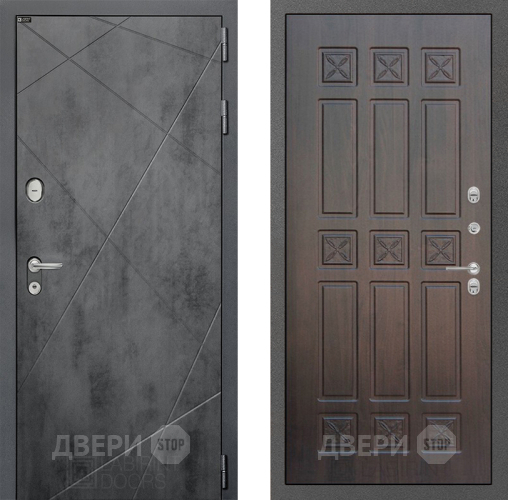 Входная металлическая Дверь Лабиринт (LABIRINT) Лофт 16 VINORIT Алмон 28 в Балашихе