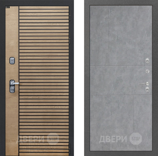 Входная металлическая Дверь Лабиринт (LABIRINT) Ritm 21 Бетон светлый в Балашихе