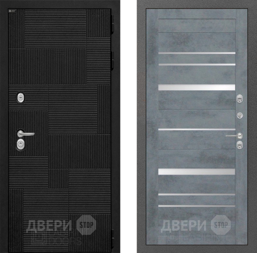 Входная металлическая Дверь Лабиринт (LABIRINT) Pazl 20 Бетон темный в Балашихе