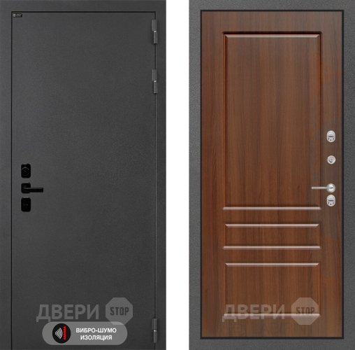 Входная металлическая Дверь Лабиринт (LABIRINT) Acustic 03 Орех бренди в Балашихе