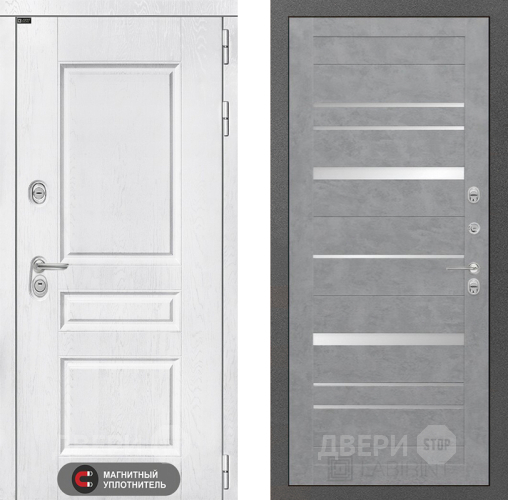 Входная металлическая Дверь Лабиринт (LABIRINT) Versal 20 Бетон светлый в Балашихе