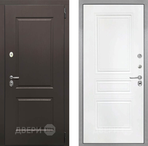 Входная металлическая Дверь Интекрон (INTECRON) Кампо ФЛ-243 Белый матовый в Балашихе
