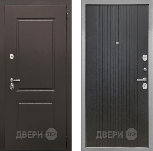 Входная металлическая Дверь Интекрон (INTECRON) Кампо ФЛ-295 Лофт черный в Балашихе