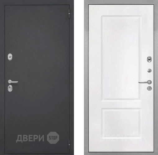 Входная металлическая Дверь Интекрон (INTECRON) Гектор КВ-2 Белый матовый в Балашихе