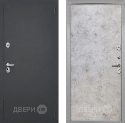 Входная металлическая Дверь Интекрон (INTECRON) Гектор Гладкая Мрамор светлый в Балашихе