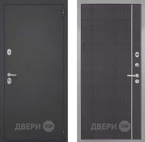 Входная металлическая Дверь Интекрон (INTECRON) Гектор В-07 с молдингом Венге в Балашихе