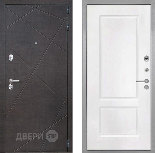 Входная металлическая Дверь Интекрон (INTECRON) Сенатор Лучи КВ-2 Белый матовый в Балашихе