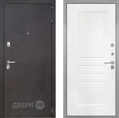 Входная металлическая Дверь Интекрон (INTECRON) Сенатор Лучи ФЛ-243 Белый матовый в Балашихе