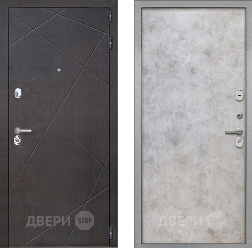 Входная металлическая Дверь Интекрон (INTECRON) Сенатор Лучи Гладкая Мрамор светлый в Балашихе