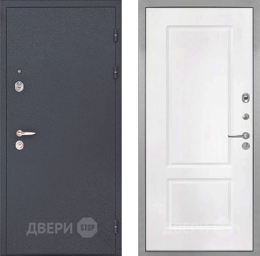 Входная металлическая Дверь Интекрон (INTECRON) Колизей КВ-2 Белый матовый в Балашихе