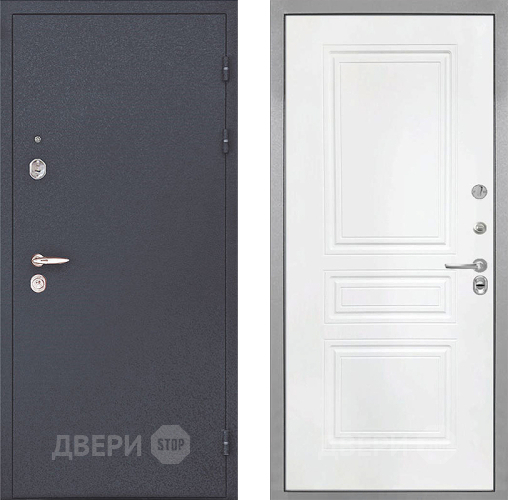 Входная металлическая Дверь Интекрон (INTECRON) Колизей ФЛ-243 Белый матовый в Балашихе