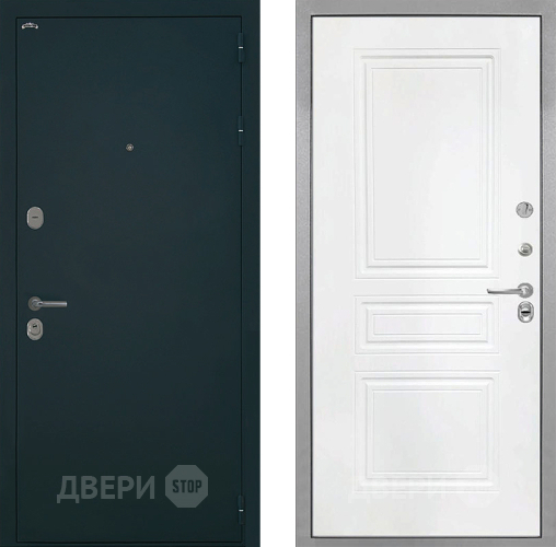 Входная металлическая Дверь Интекрон (INTECRON) Греция ФЛ-243 Белый матовый в Балашихе