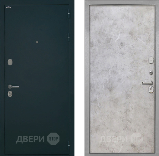 Входная металлическая Дверь Интекрон (INTECRON) Греция Гладкая Мрамор светлый в Балашихе