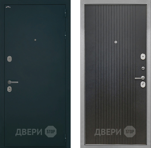 Входная металлическая Дверь Интекрон (INTECRON) Греция ФЛ-295 Лофт черный в Балашихе