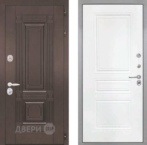 Входная металлическая Дверь Интекрон (INTECRON) Италия ФЛ-243 Белый матовый в Балашихе