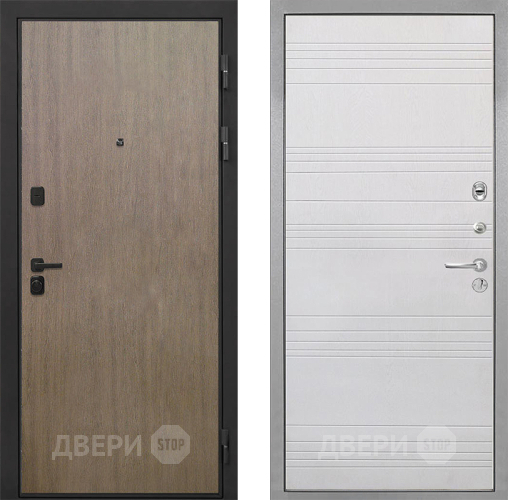 Входная металлическая Дверь Интекрон (INTECRON) Профит Black Венге Коричневый ФЛ-316 Белый ясень в Балашихе