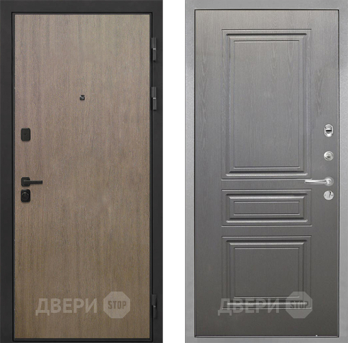 Входная металлическая Дверь Интекрон (INTECRON) Профит Black Венге Коричневый ФЛ-243 Графит вуд дуб в Балашихе