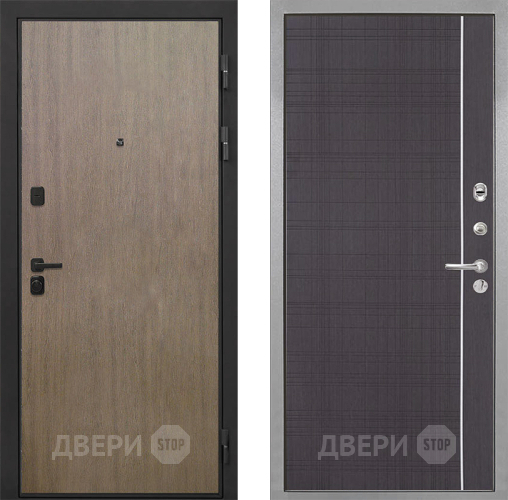 Входная металлическая Дверь Интекрон (INTECRON) Профит Black Венге Коричневый В-07 с молдингом Венге в Балашихе