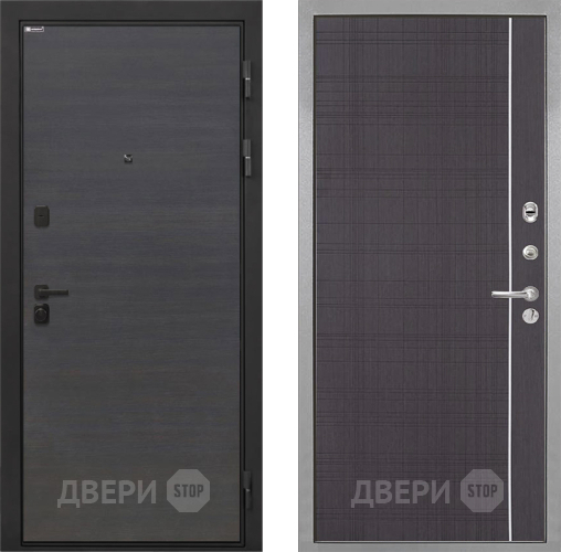 Входная металлическая Дверь Интекрон (INTECRON) Профит Black Эковенге В-07 с молдингом Венге в Балашихе