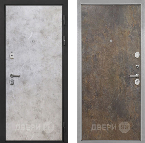Входная металлическая Дверь Интекрон (INTECRON) Гектор Мрамор Светлый Гладкая Гранж в Балашихе