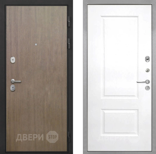 Входная металлическая Дверь Интекрон (INTECRON) Гектор Венге Коричневый Альба Роял Вуд белый в Балашихе