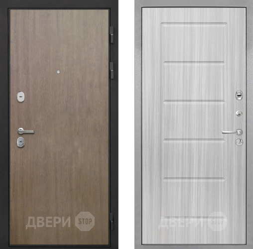 Входная металлическая Дверь Интекрон (INTECRON) Гектор Венге Коричневый ФЛ-39 Сандал белый в Балашихе