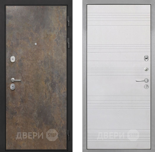Входная металлическая Дверь Интекрон (INTECRON) Гектор Гранж ФЛ-316 Белый ясень в Балашихе